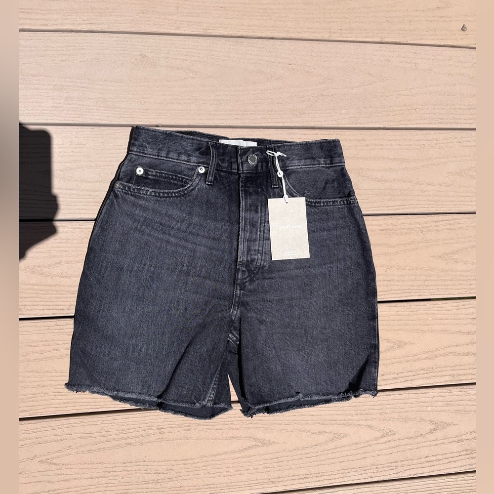 Everlane The Rigid Way High Jean Short - Hartford Cloud NWT Size 24